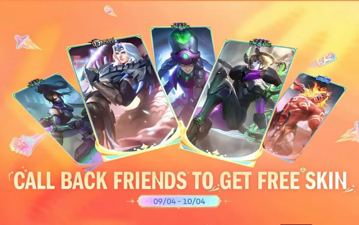 Cara Klaim Skin Gratis dan Interactive Effect MLBB 10th Anniversary