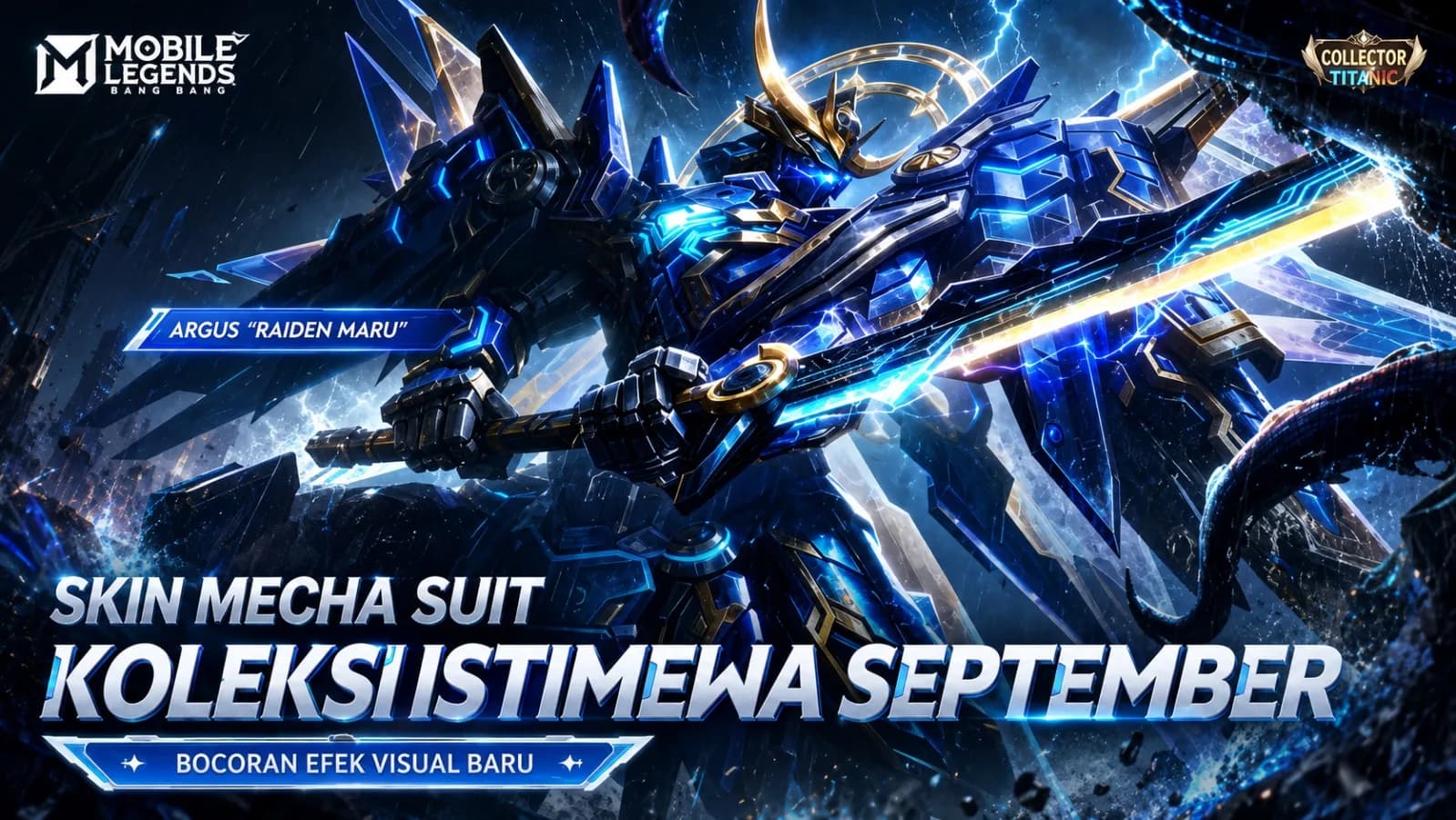 Argus Raiden Maru MLBB: Review Desain Skin Collector Bertema Samurai Mecha