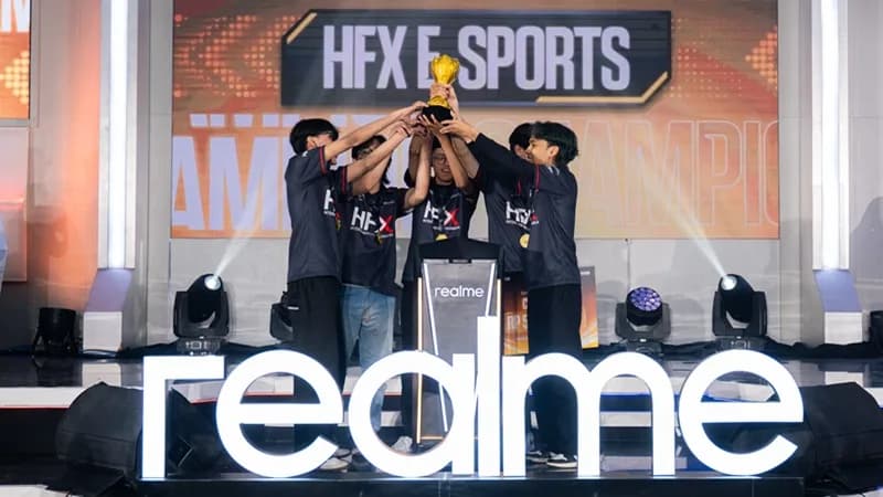 realme 828 Gaming Tournament 2026: HFX Esports Juara, MVP Masuk Radar Team RRQ