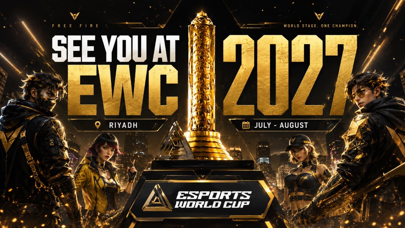 Free Fire Belum Masuk Daftar Game EWC 2027, Masih Bisa Tampil?
